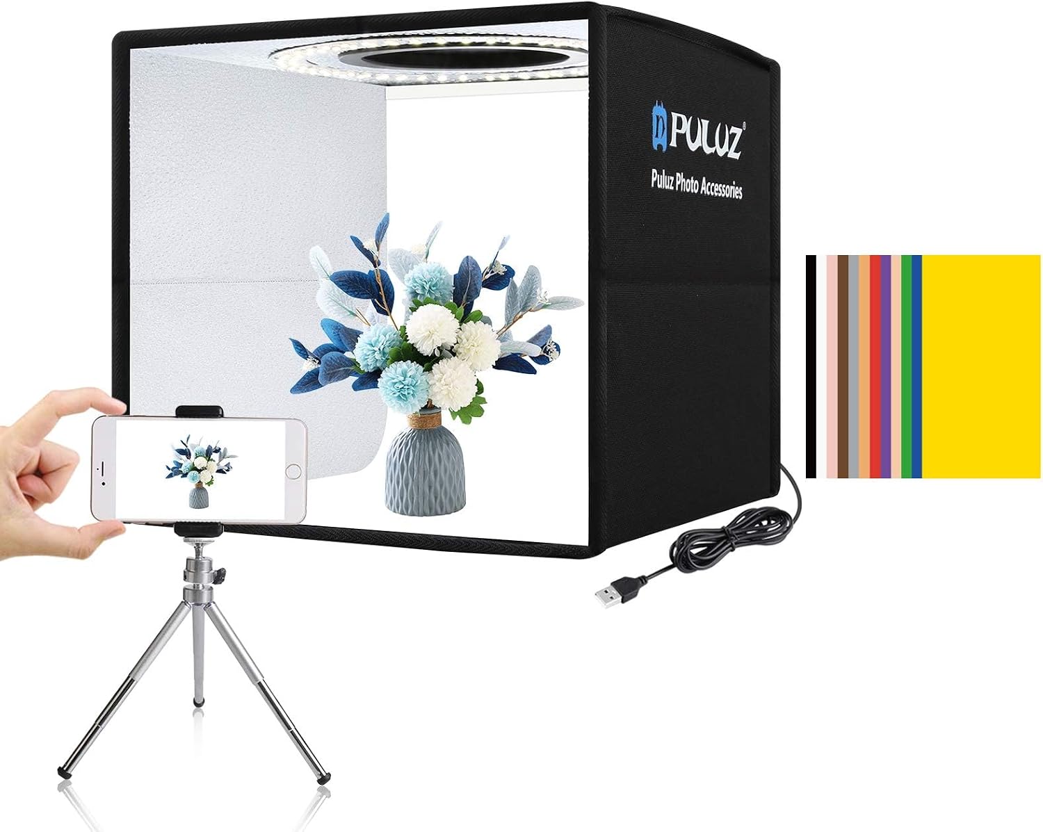 Photography Lighting Kits - Panneau lumineux LED RVB avec contrôle