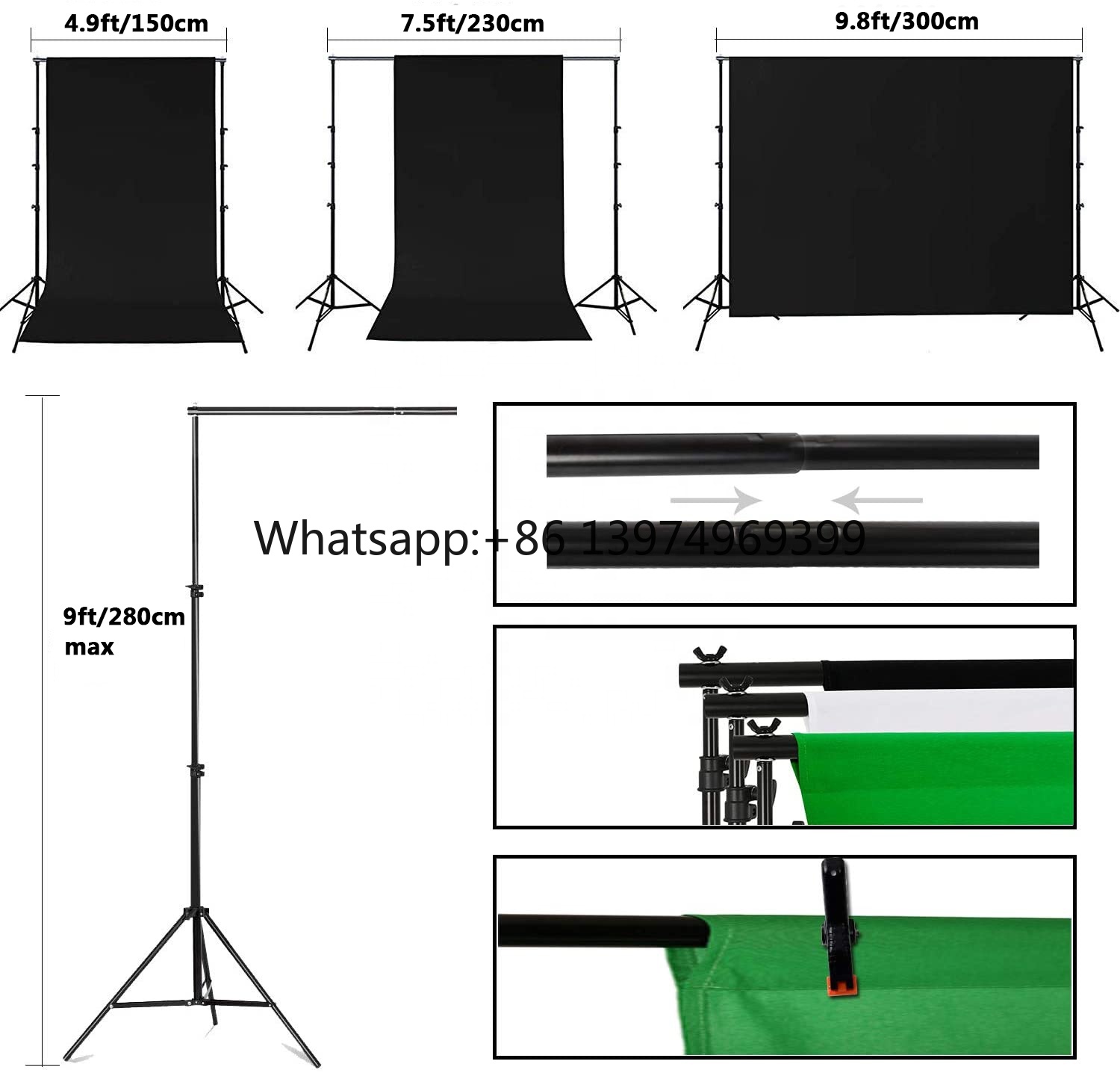 Photography Lighting Material - Nouvelles Innovations Bon Prix Studio 2,8x3M
