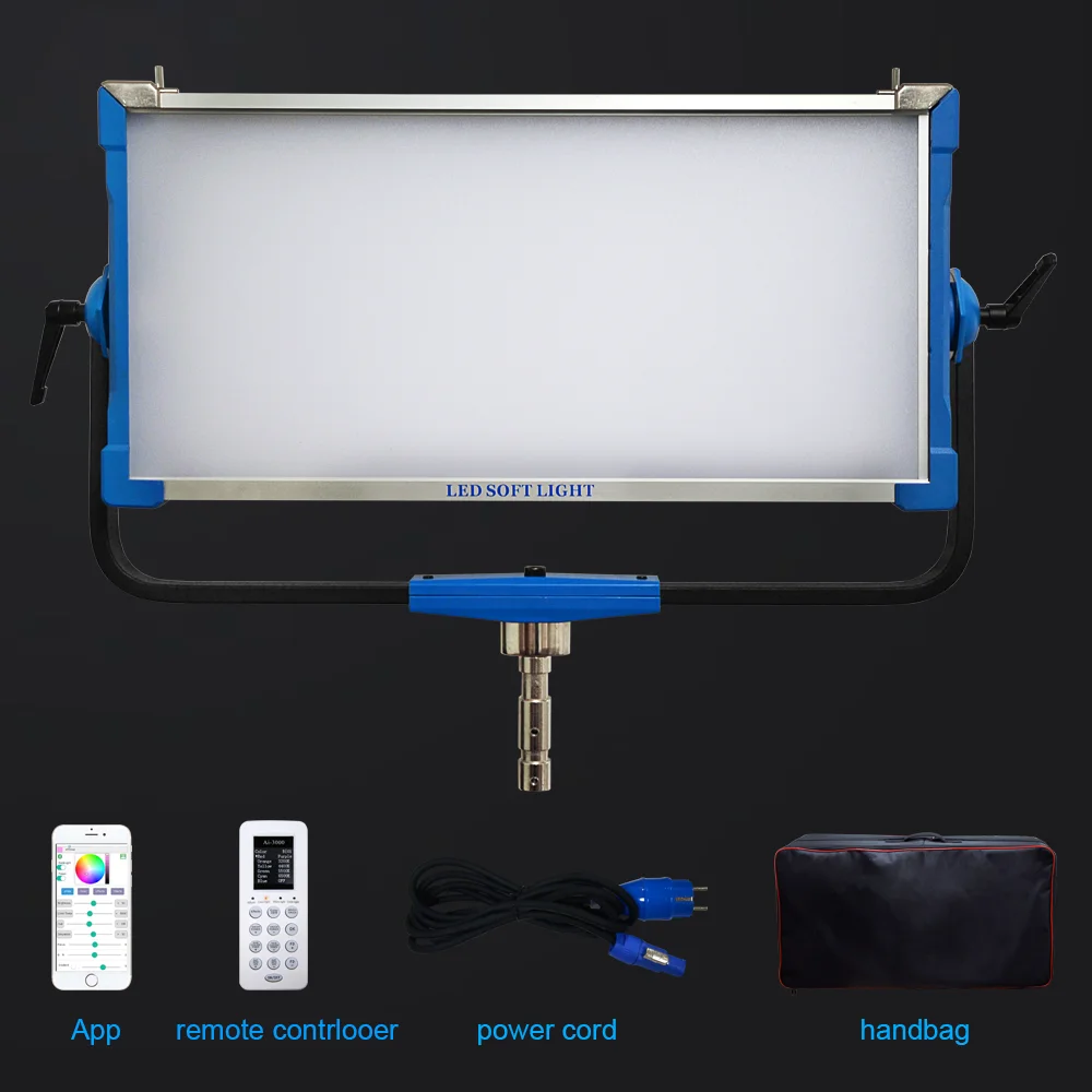 Photography Lighting Ai - Lampe à panneau LED RGB 300W,