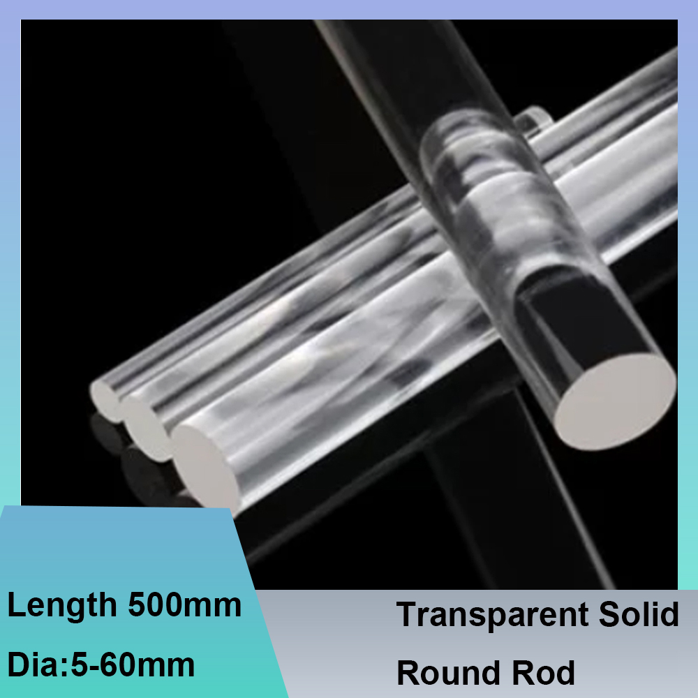 Photography Lighting Guides - Tige ronde transparente de 500mm de