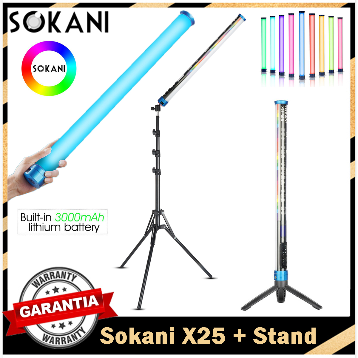 Torjim Rgb Photography Video Lighting - Sokani X25 RGB Bâton de baguette