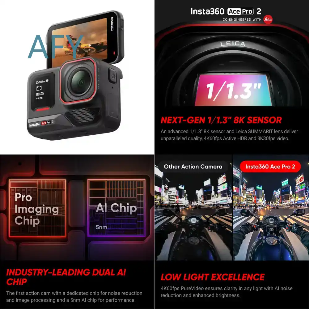 Photography Lighting Ai - Insta360 Ace Pro 2 pour caméra