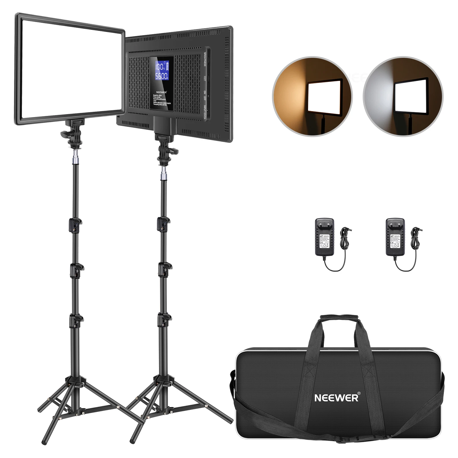 Photography Lighting Kit Neewer - Kit de photographie avec panneau vidéo