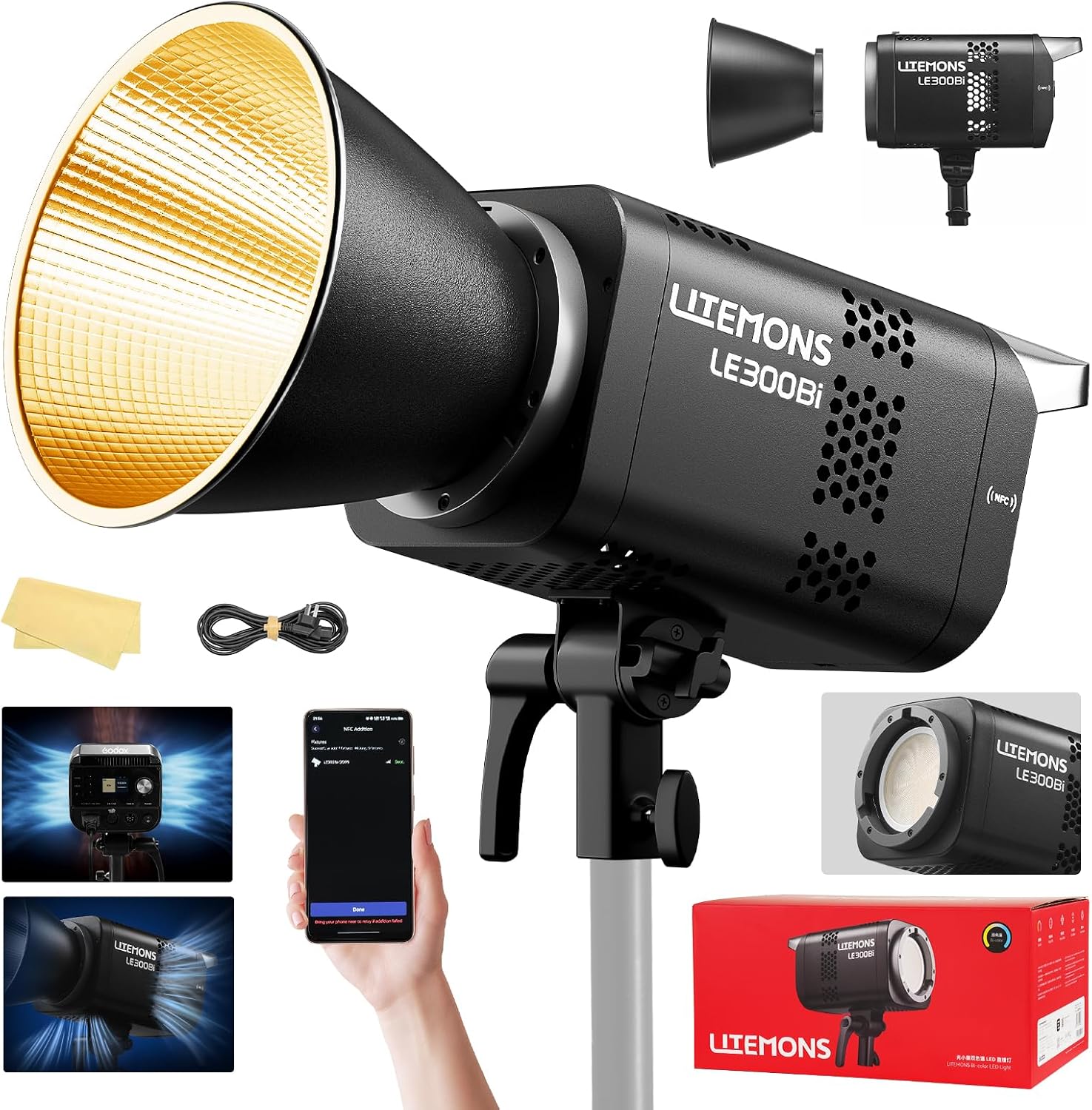 Photography Lighting Kits - Kit d'éclairage vidéo LED RGB, 3