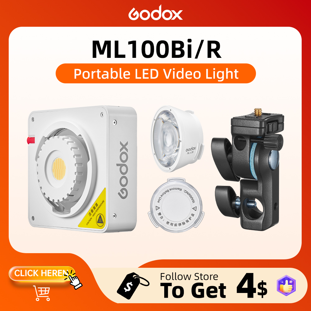 Torjim Rgb Photography Video Lighting - Godox ML100BI – Lumière vidéo LED
