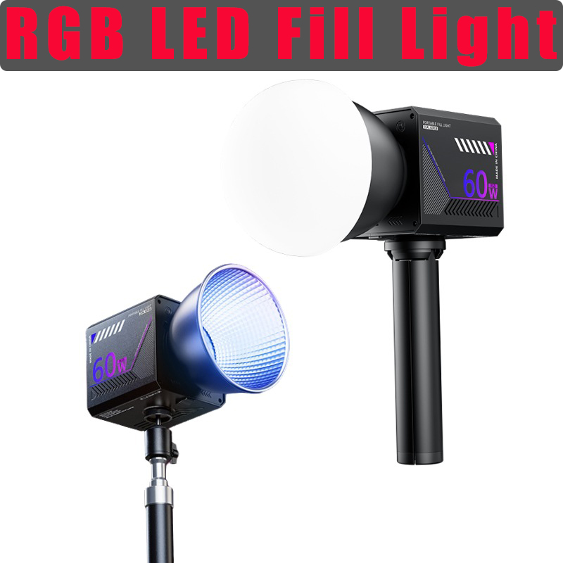 Torjim Rgb Photography Video Lighting - Lumière vidéo RGB 60W, lumière de