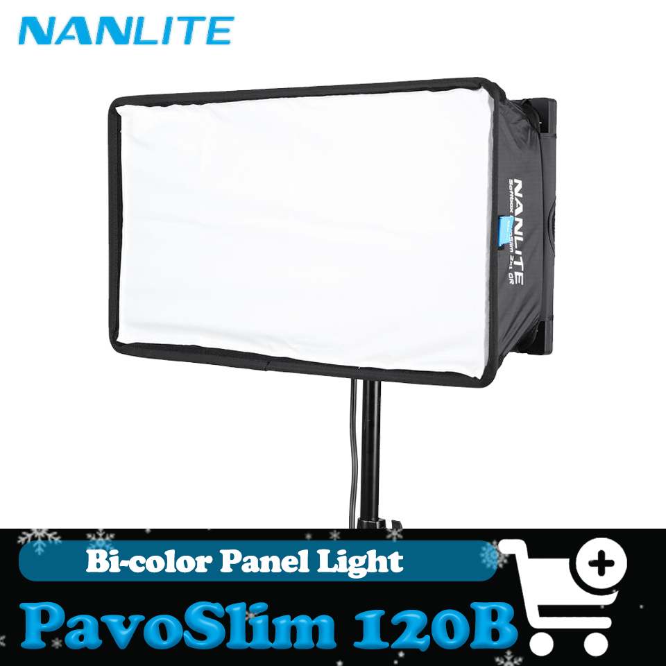 Photography Lighting Wireless - Nanlite PavoSlim 120B panneau lumineux bicolore