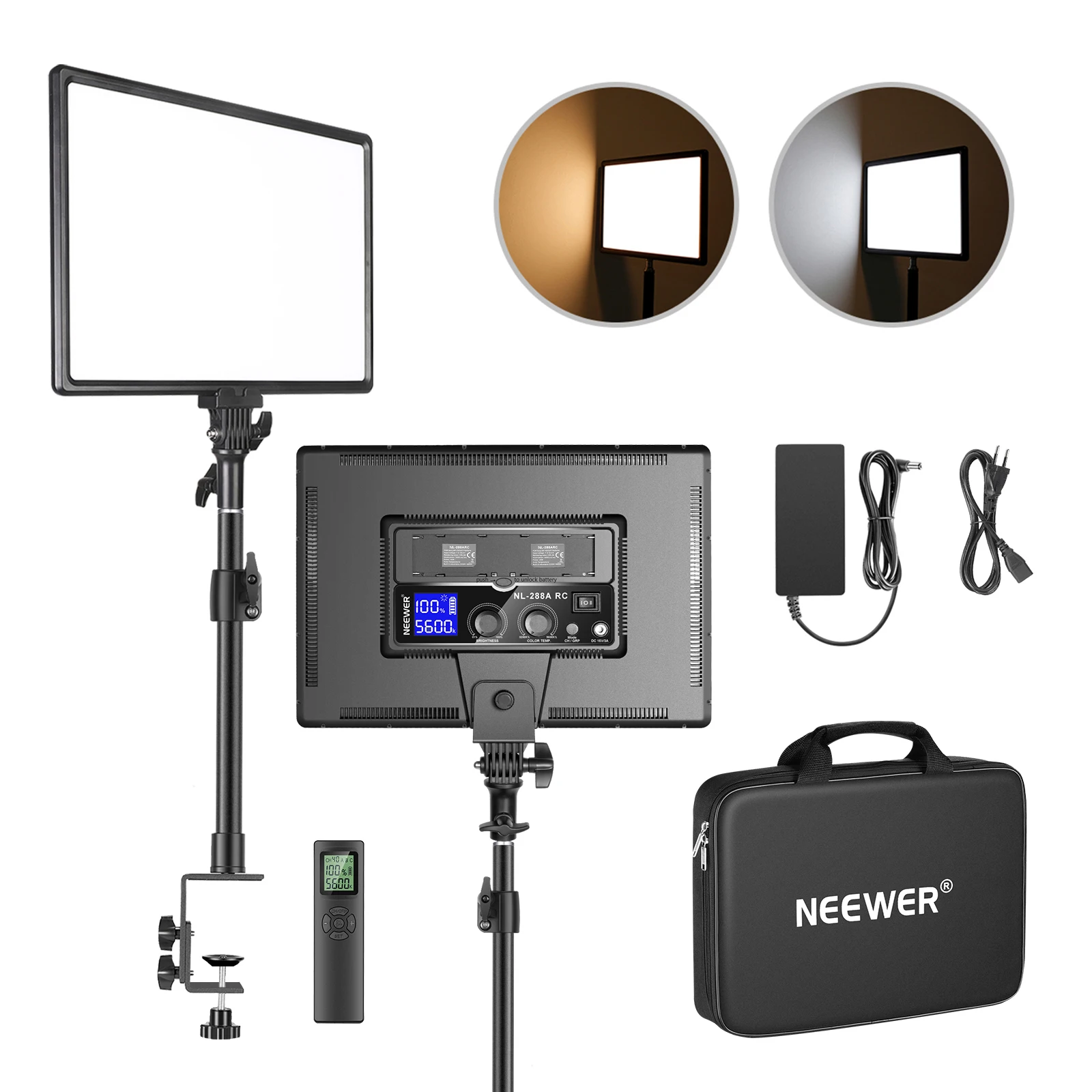 Photography Lighting Kit Neewer - Lampe vidéo LED Neewer à fixation