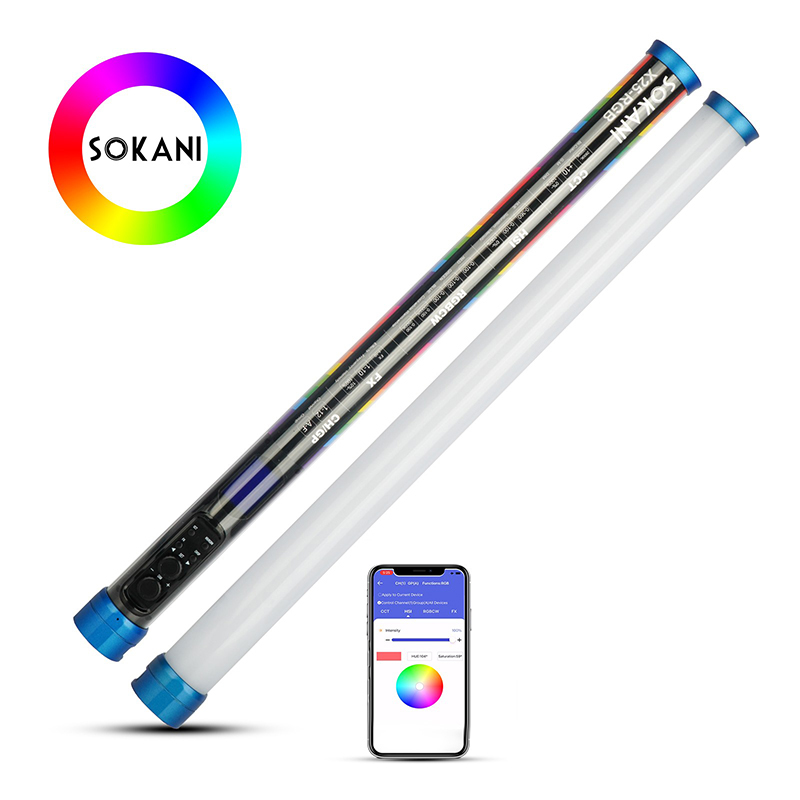 Sokani X25 RGB LED lumière vid - Torjim Rgb Photography Video Lighting avis et prix
