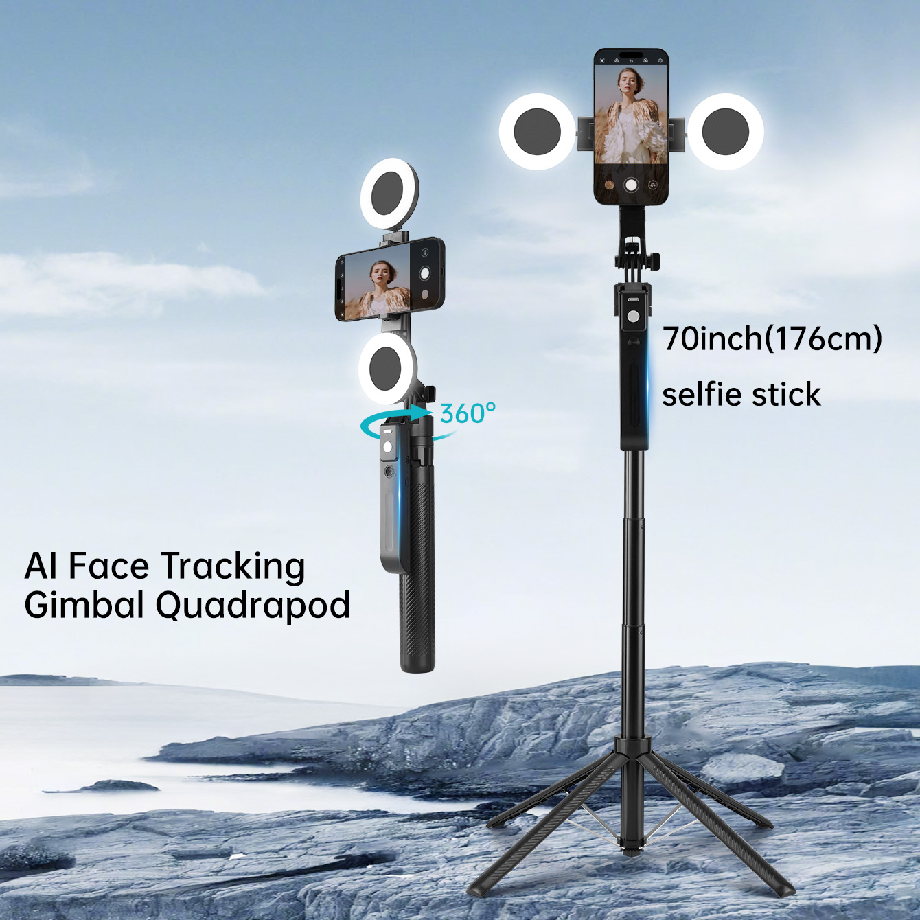 Nouveau trépied perche à selfi - Photography Lighting Ai avis et prix