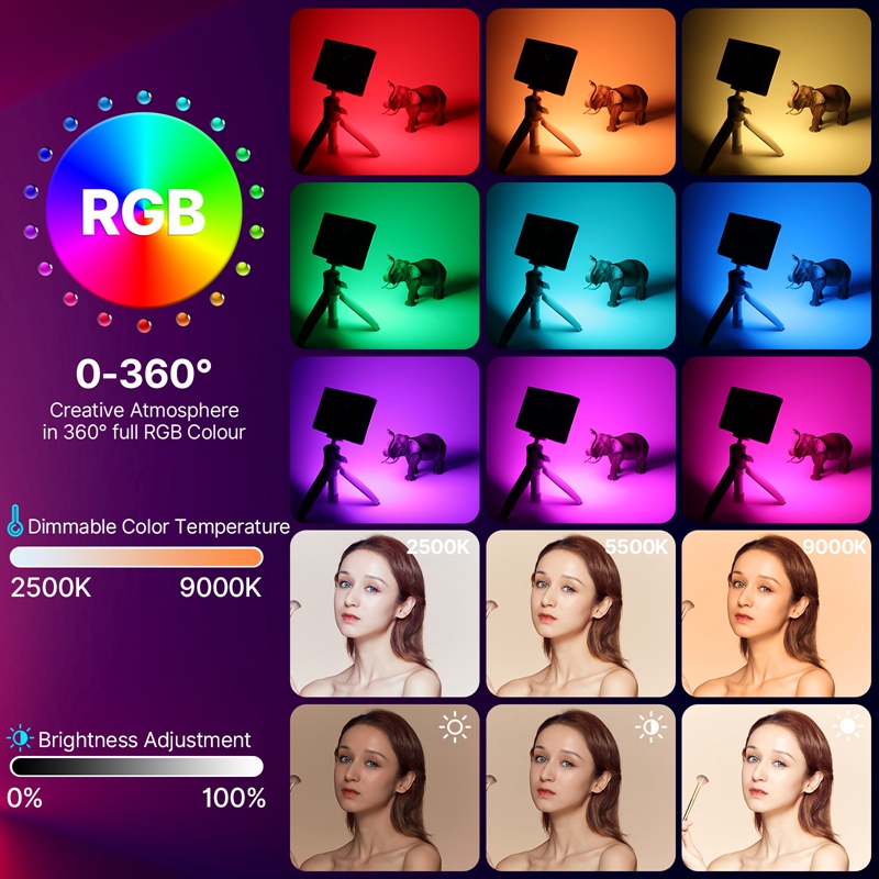 Ulanzi LT002 7 pouces poche LE - Torjim Rgb Photography Video Lighting avis et prix