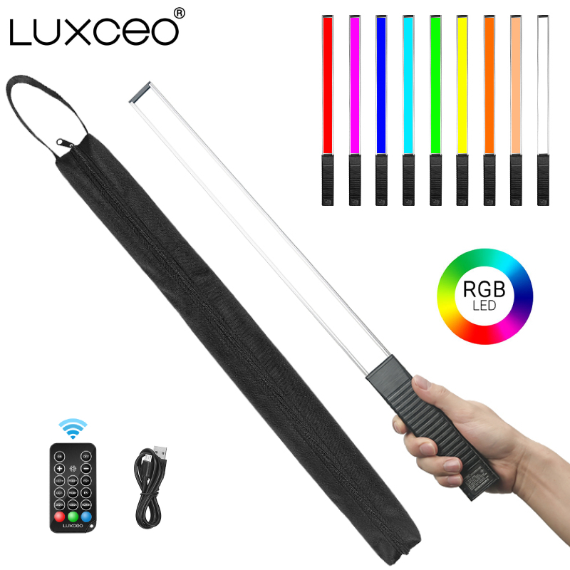 LUXCEO Q508A Tube vidéo RGB po - Torjim Rgb Photography Video Lighting avis et prix