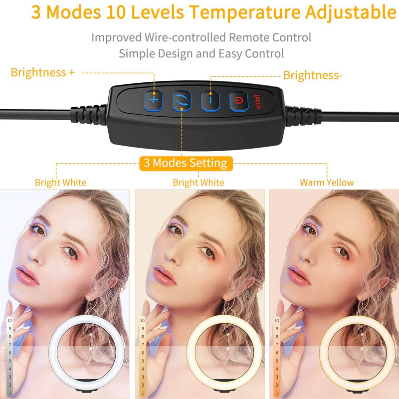 Anneau lumineux LED pour photo - Torjim Rgb Photography Video Lighting avis et prix