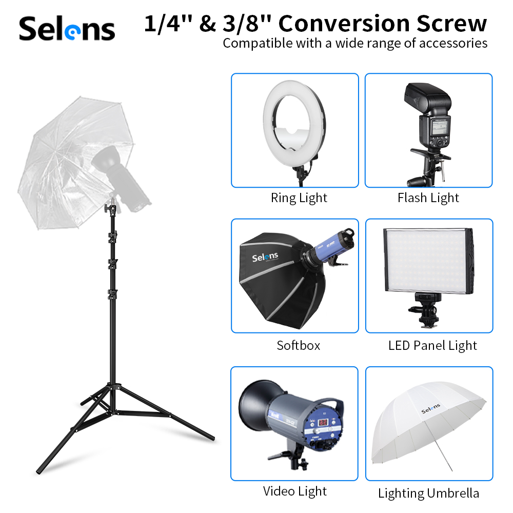 Selens 2.2~3.95m Support de Lu - Photography Lighting Mount avis et prix