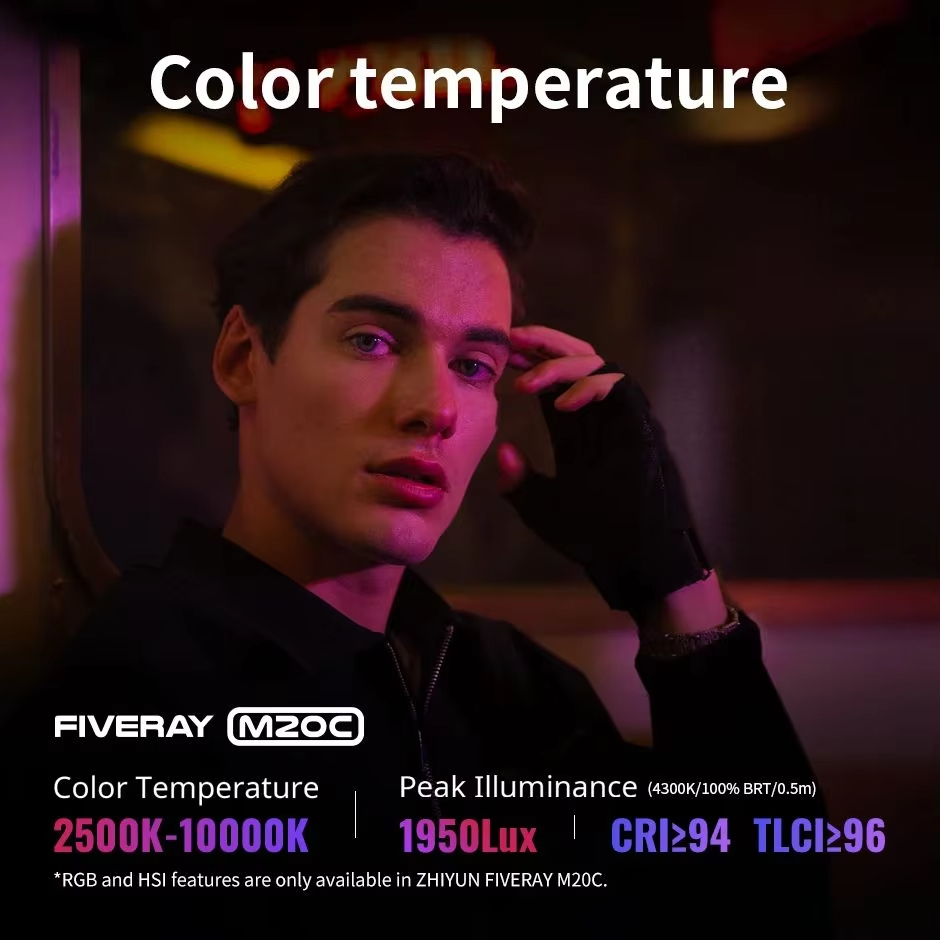 ZHIYUN FIVERAY M20C RGB M20 Bi - Torjim Rgb Photography Video Lighting avis et prix