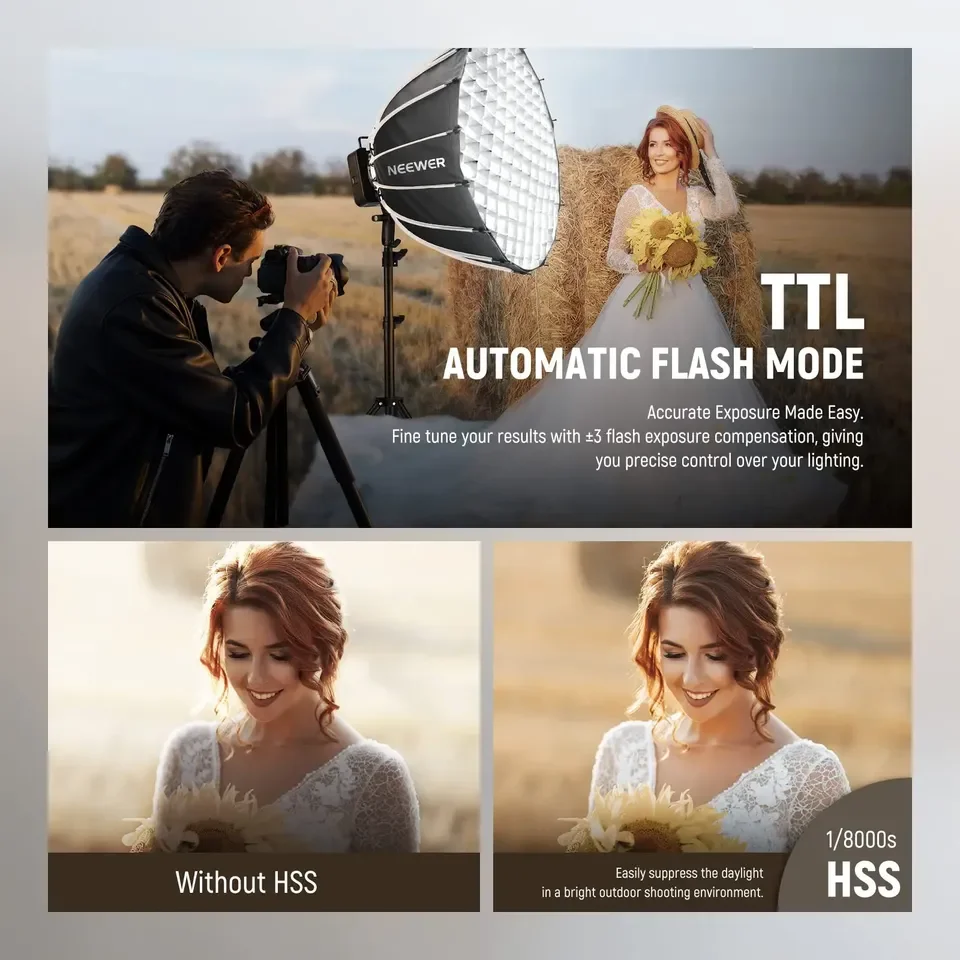 Flash 2026 Q4 400Ws 2.4G TTL a - Photography Using Lighting avis et prix