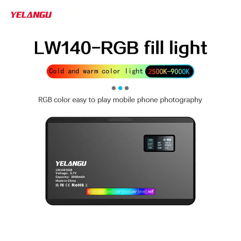 YELANGU RGB LED lumière vidéo  - Torjim Rgb Photography Video Lighting avis et prix