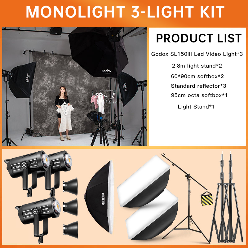 MSGODOX SL150W Kit d'éclairage - Photography Using Lighting avis et prix