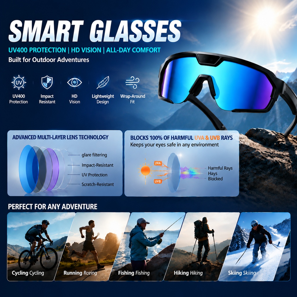 Lunettes Intelligentes IA 4K 8 - Photography Lighting Ai avis et prix