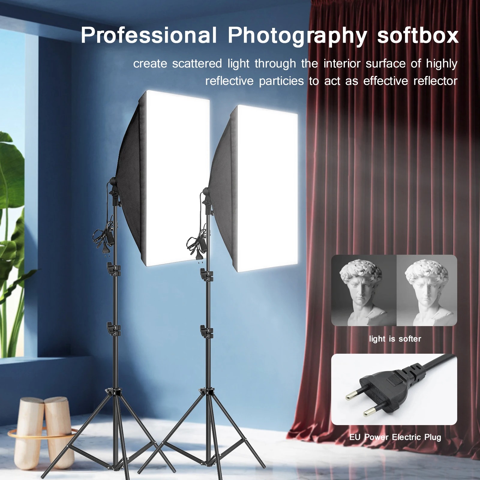 Boîte à lumière pour photograp - Photography Lighting Set avis et prix