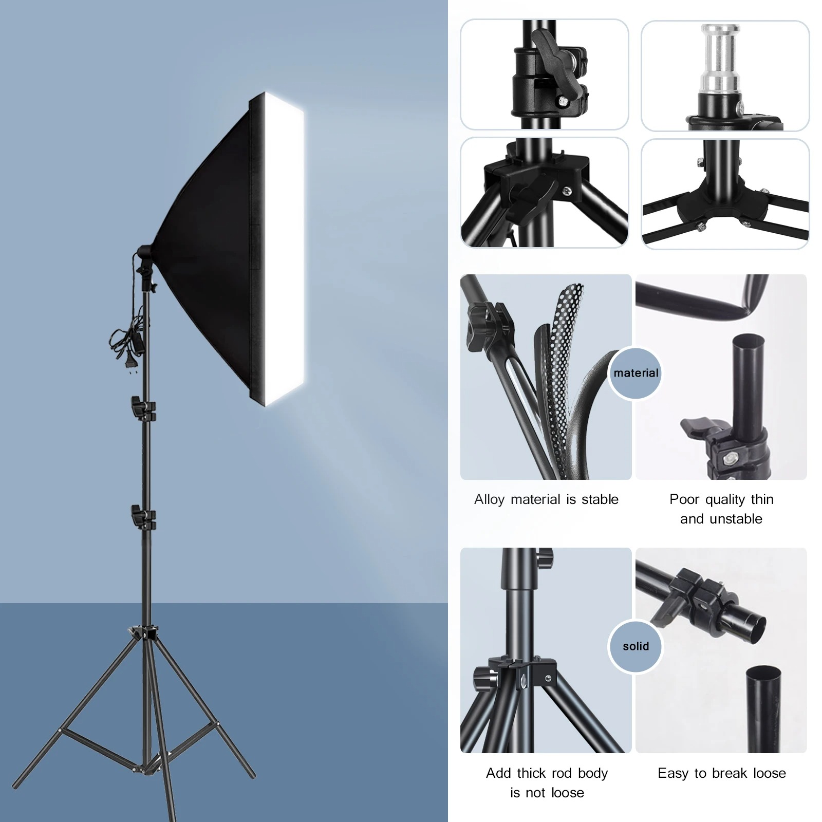 Boîte à lumière pour photograp - Photography Lighting Set avis et prix