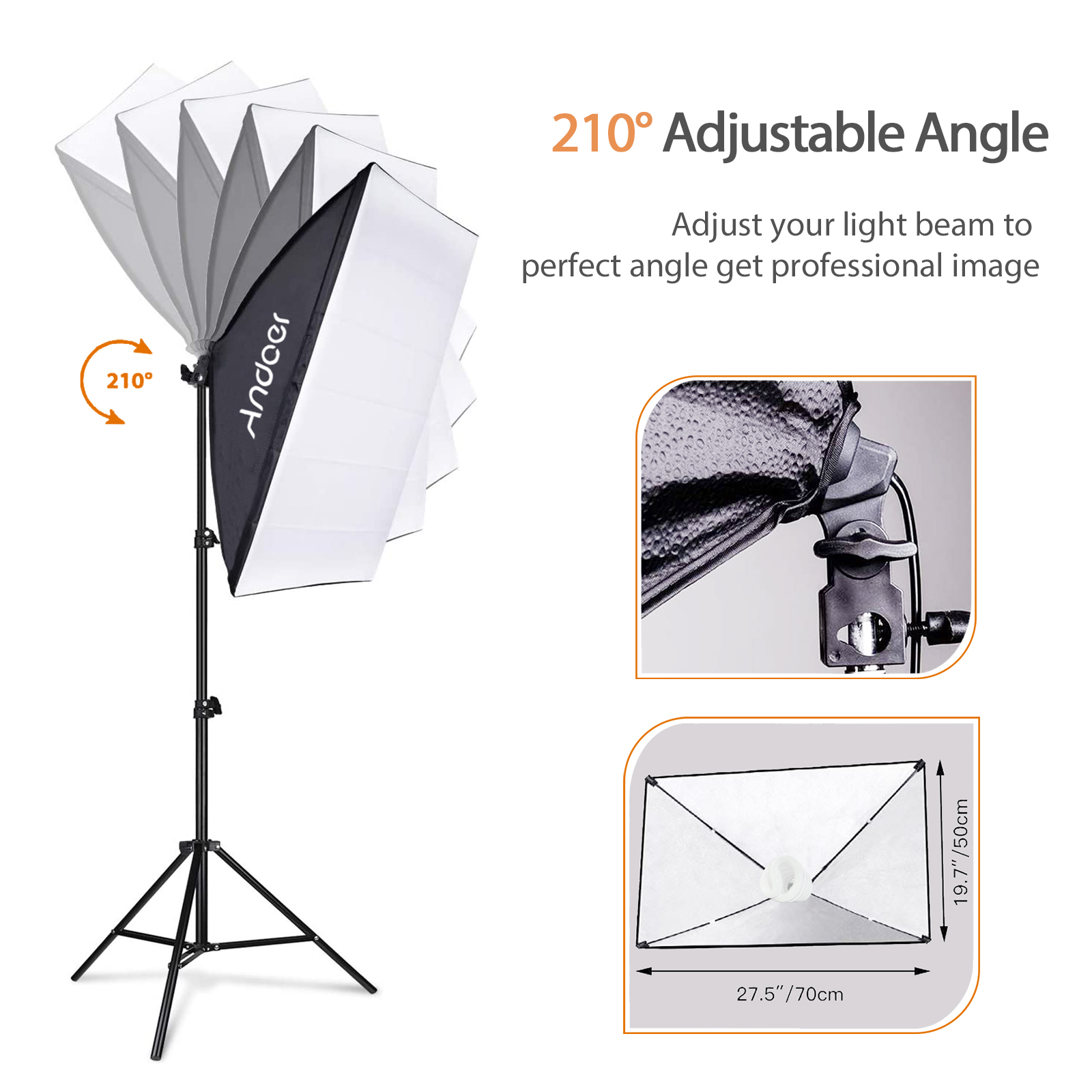 Andoer Studio photographie lum - Photography Lighting Set avis et prix