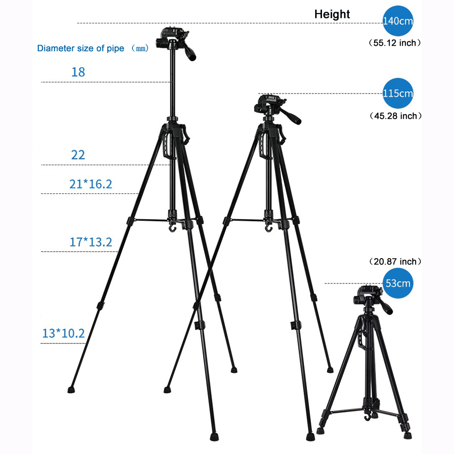 Trépied universel 55 pouces po - Photography Lighting Mount avis et prix