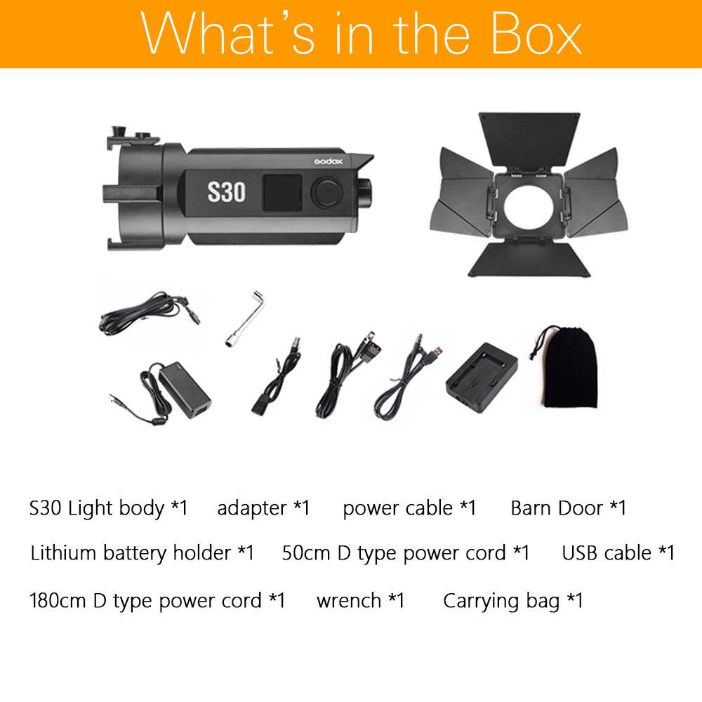 Godox 30Ws LED photographie lu - Photography Lighting Wireless avis et prix