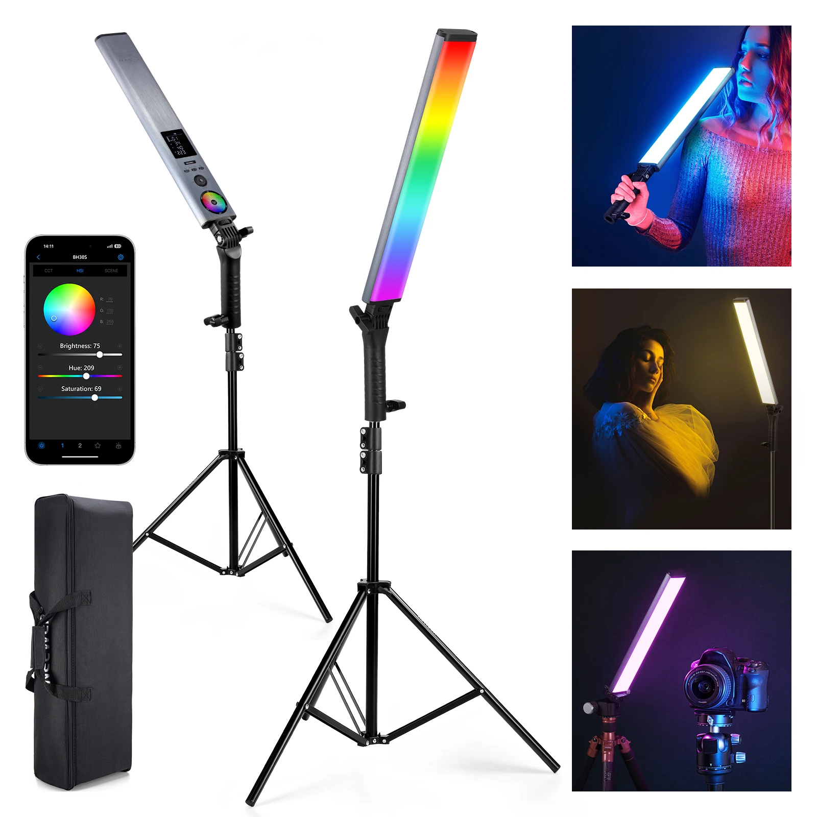 NEEWER Kit de 2 baguettes lumi - Photography Lighting Kit Neewer avis et prix