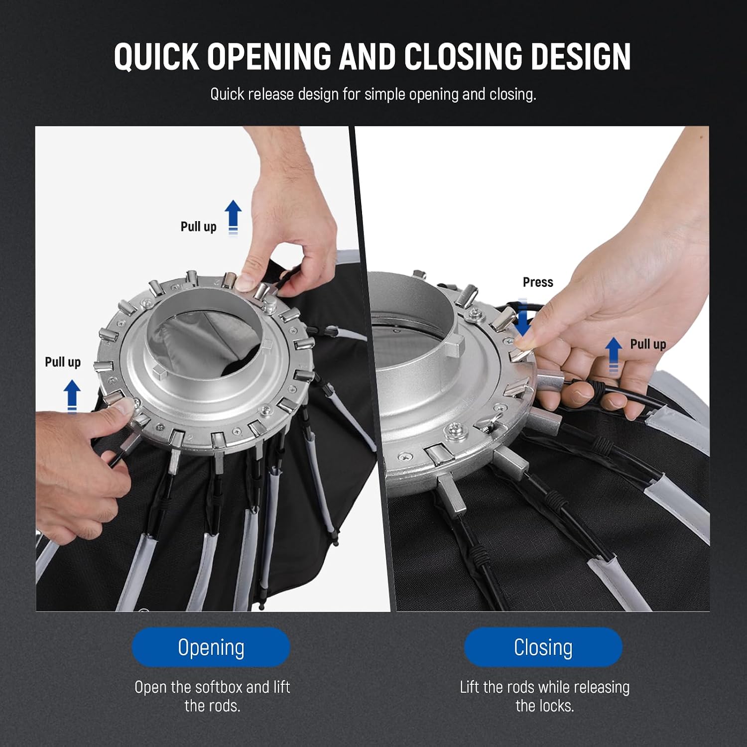 Boîte à lumière parabolique av - Photography Lighting Kits avis et prix