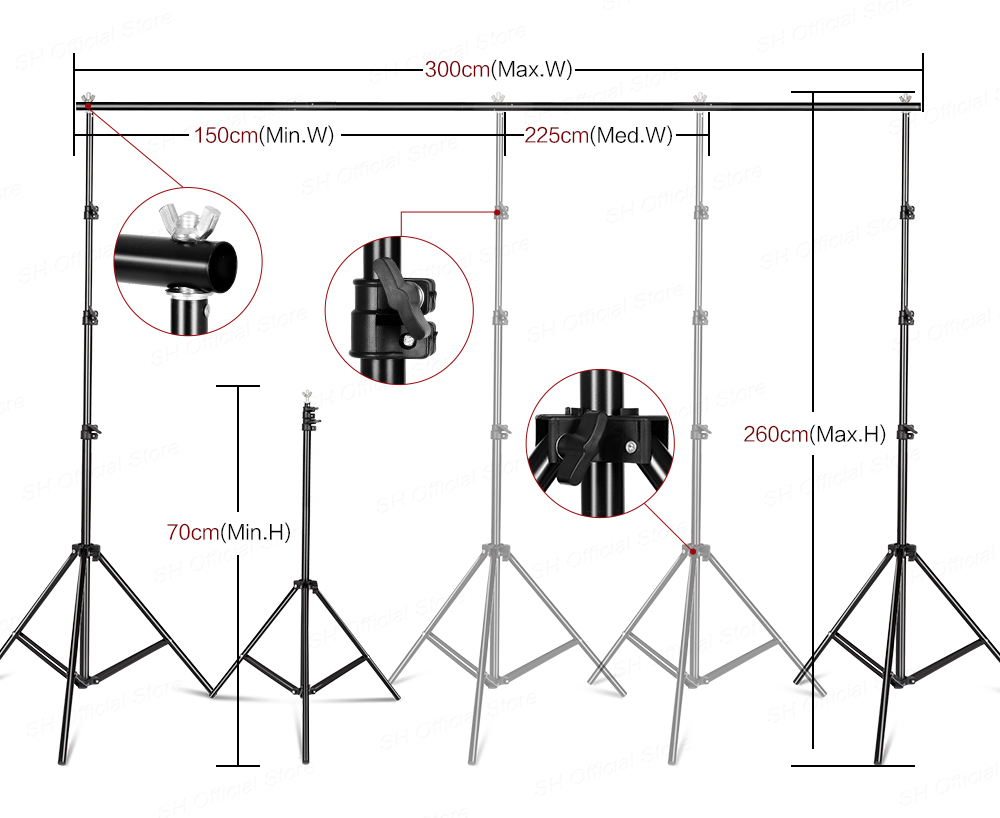 Kit d'éclairage de studio phot - Photography Lighting Set avis et prix