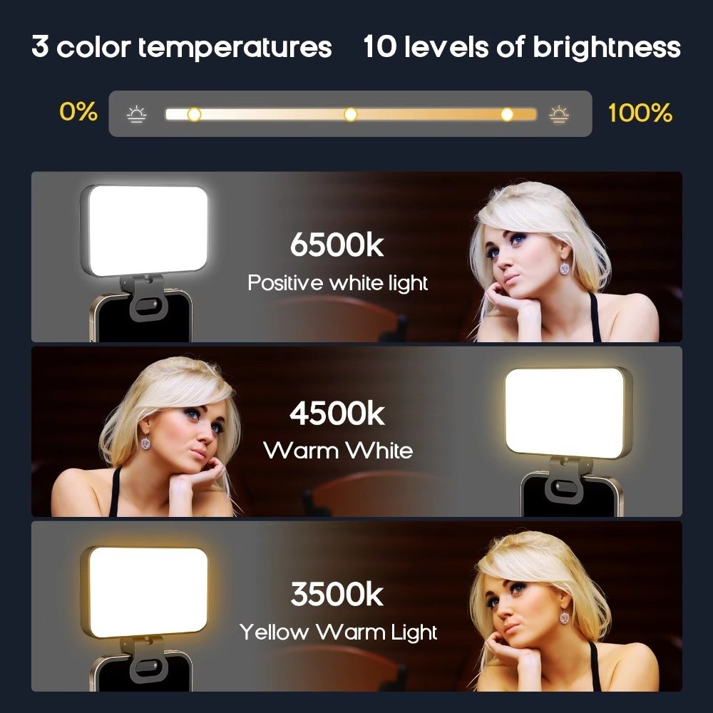 Lampe LED Selfie 800/1000mAh,  - Photography Using Lighting avis et prix