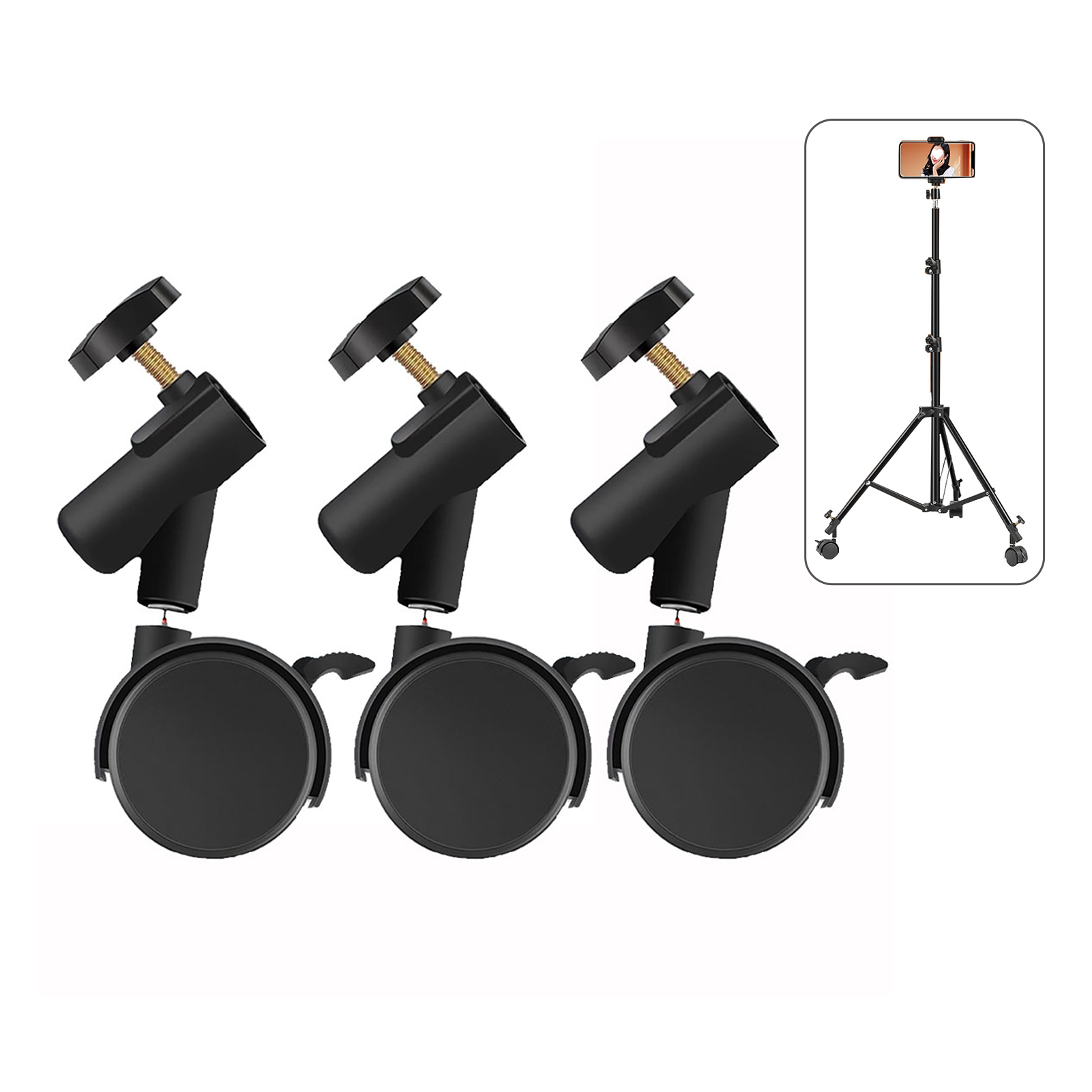 3 roulettes flexibles avec tro - Photography Lighting Set avis et prix