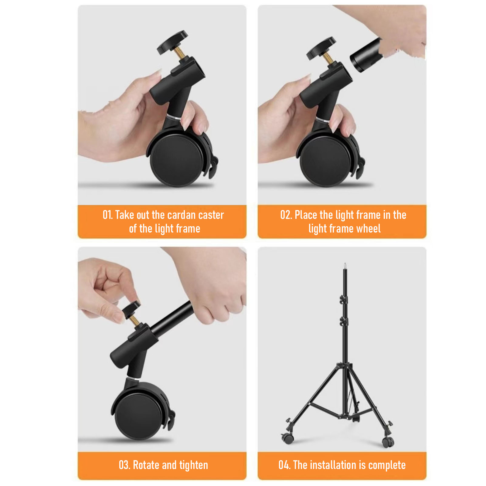 3 roulettes flexibles avec tro - Photography Lighting Set avis et prix
