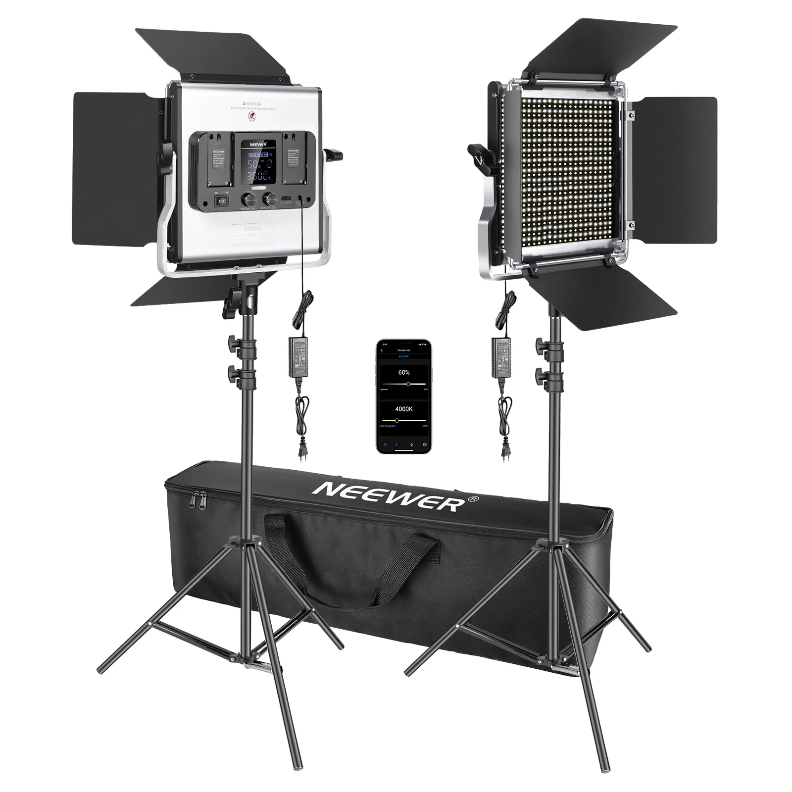 Kit d'éclairage vidéo LED Neew - Photography Lighting Kit Neewer avis et prix